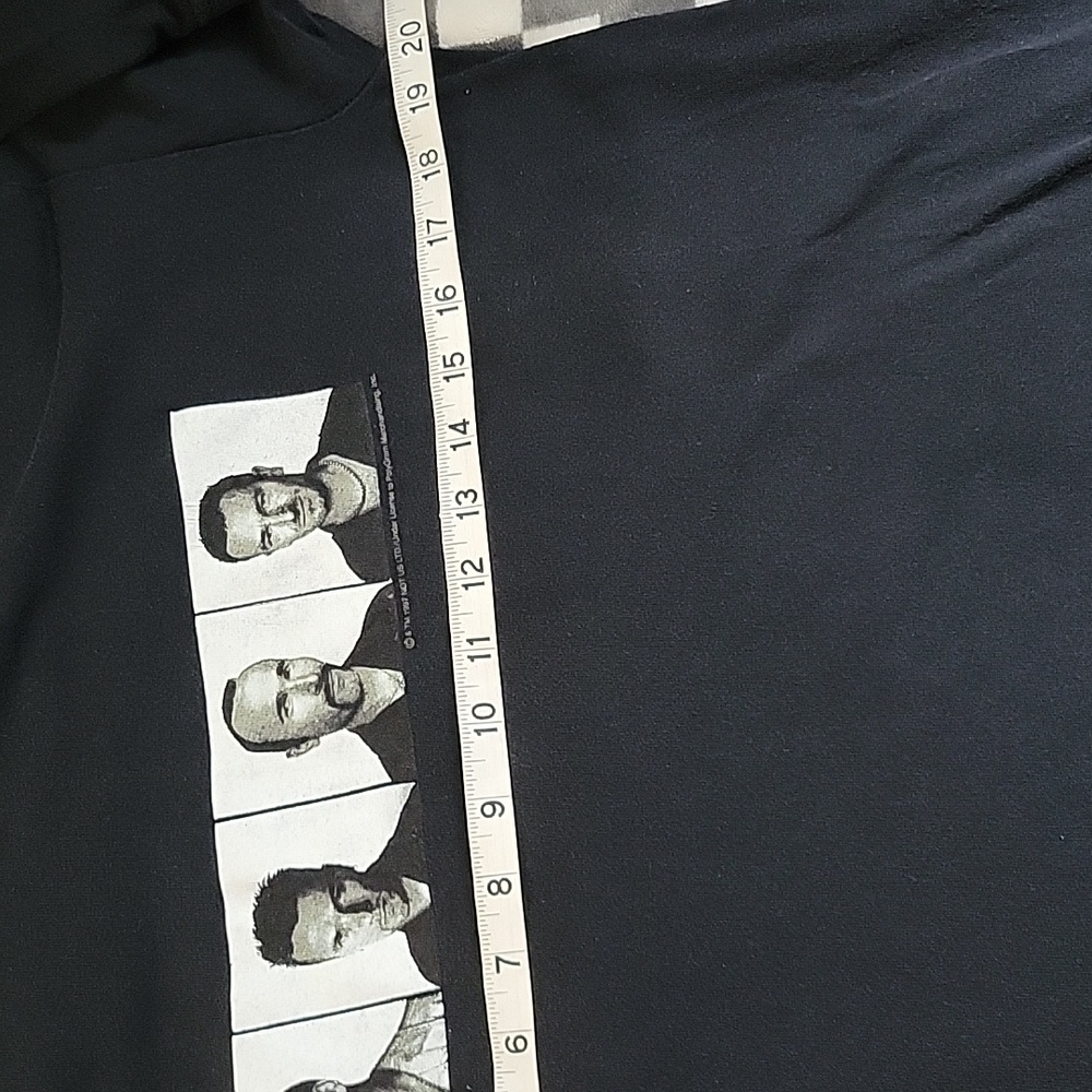 Vintage Authentic Black U2 PopMart Tour 1997 Concert Short Sleeve T-Shirt Medium - Picture 6 of 7